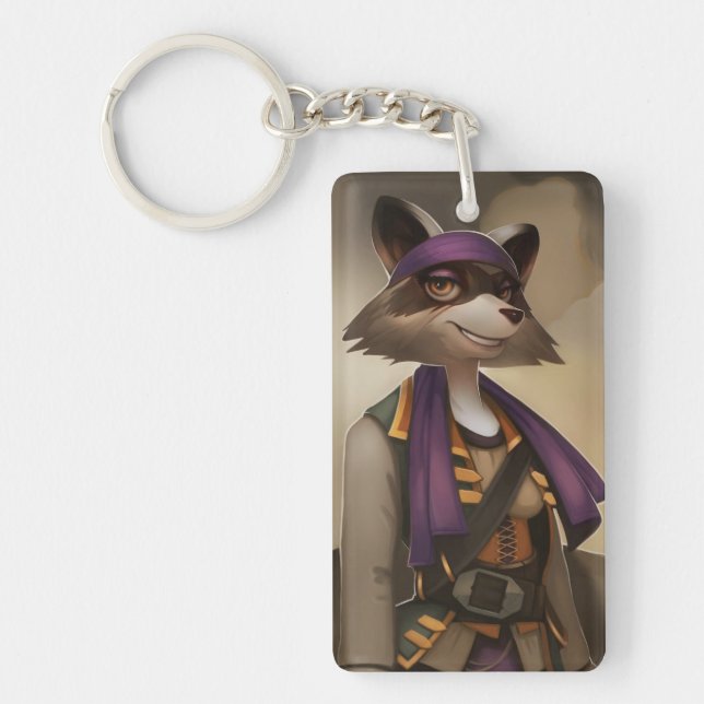 Pirate101 Swashbuckler Morgan LaFitte Keychain (Front)