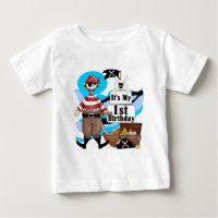 Pirate 1st Birthday T-shirts and Gifts
