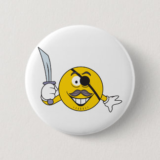 Pirate 2 Inch Round Button
