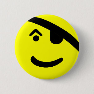 Pirate 2 Inch Round Button