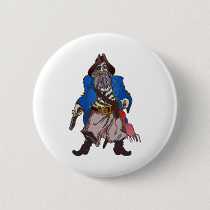 PIRATE 2 INCH ROUND BUTTON