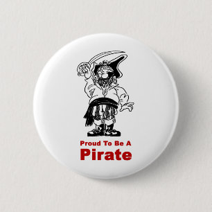 Pirate 2 Inch Round Button
