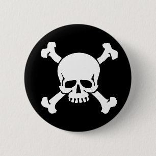 Pirate 2 Inch Round Button