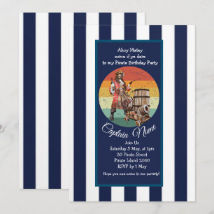 Pirate Adventure  Invitation