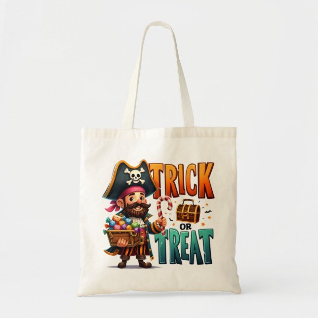 Pirate Adventure Trick or Treat Bag (Front)