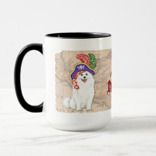 Pirate American Eskimo Chien Mug