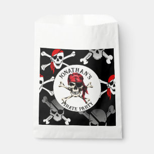 PIRATE AND CROSS BONES FAVOUR BAG