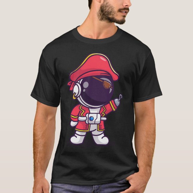 Pirate Astronaut T-Shirt (Front)