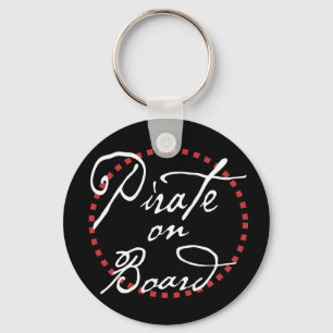 Pirate at the Wheel Keychain
