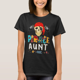 Pirate Aunt Pirate Theme Halloween Costume T-Shirt