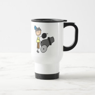 Pirate avec la tasse de canon