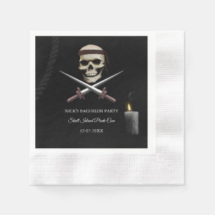 Pirate Bachelor / Birthday Party - pirate-themed Napkin