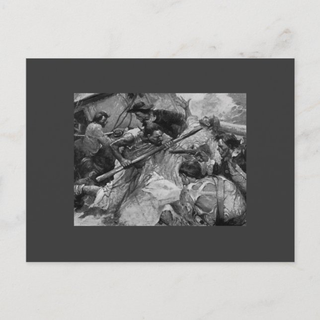 Pirate Battle Postcard (Front)