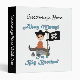 Pirate Big Brother Binder
