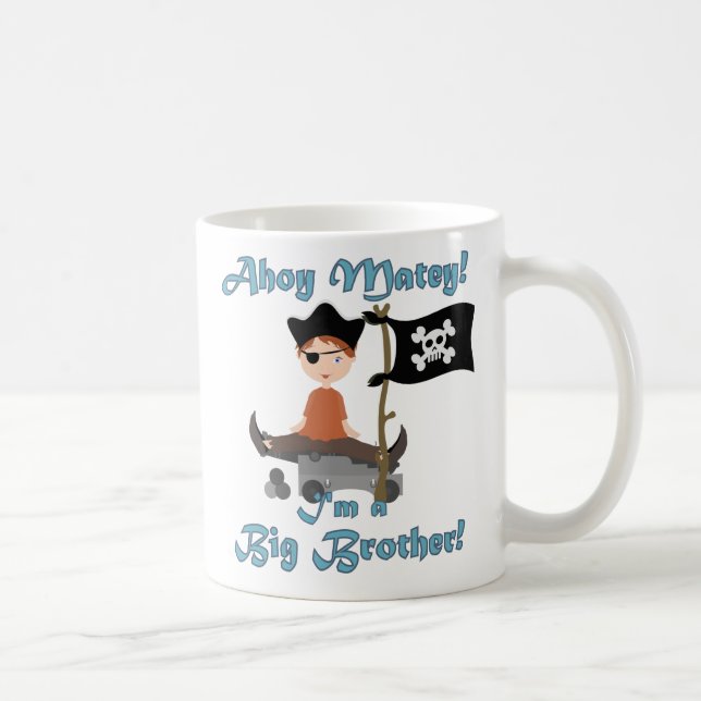 Pirate Big Brother Coffee Mug (Right)