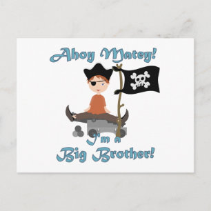 Pirate Big Brother Postcard
