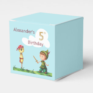 Pirate birthday boy favour box