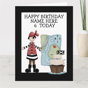 Pirate Birthday Card
