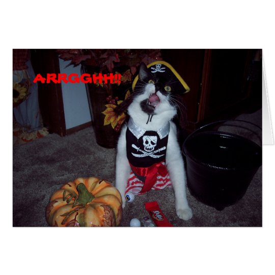 PIRATE BIRTHDAY CARD