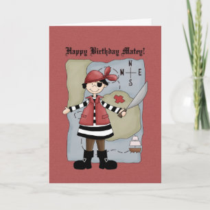 Pirate Birthday Card