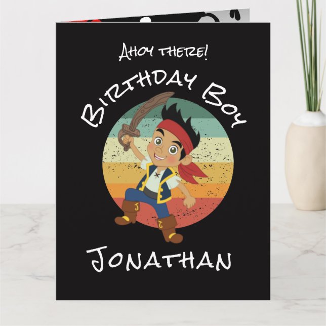 Pirate Birthday Card (Front)