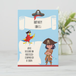 PIRATE BIRTHDAY INVITATION