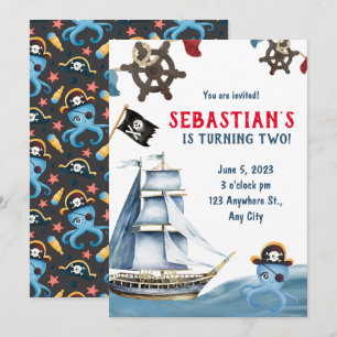 Pirate Birthday Invitation