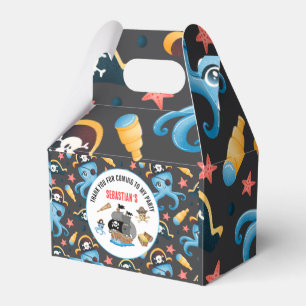 pirate birthday party favor box