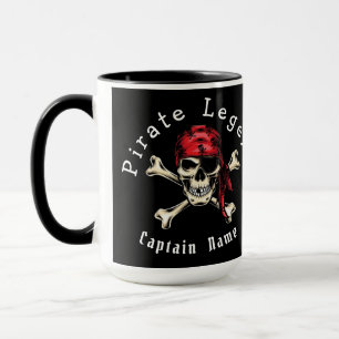 Pirate black mug
