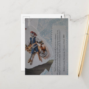Pirate Bling Collage Postcard