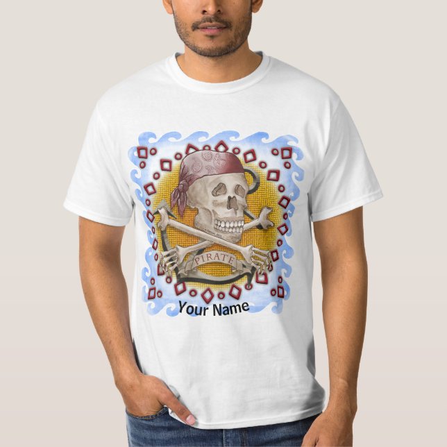 Pirate Bones t-shirt (Front)