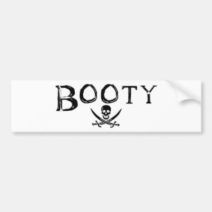 Pirate Booty Bumper Sticker
