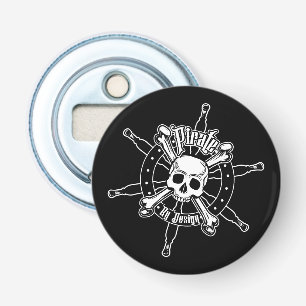 Pirate Bottle Opener Round