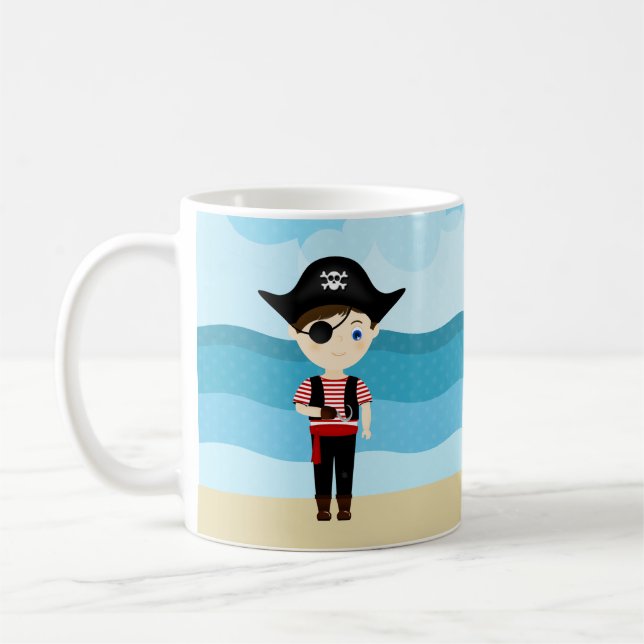 Pirate Boy Coffee Mug (Left)
