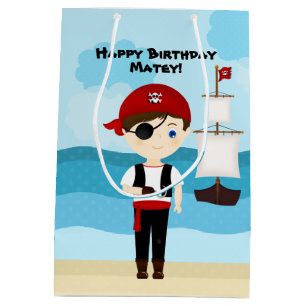 Pirate Boy Medium Gift Bag