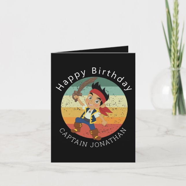 Pirate Boy Party Card (Front)