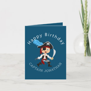 Pirate Boy Party Card