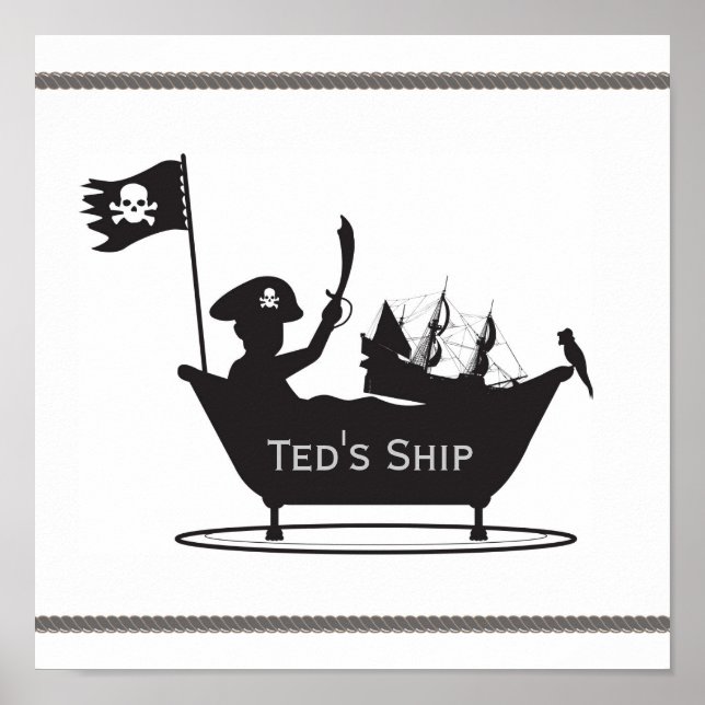 Pirate Boy Print (Front)