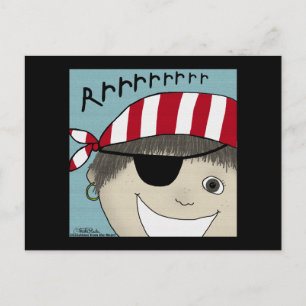 Pirate Boy Rrrrrr Postcard