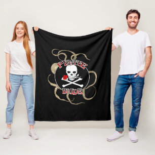 Pirate Bride Fleece Blanket
