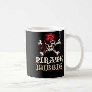 Pirate Bubbie Skull Matching Grandma Halloween Coffee Mug