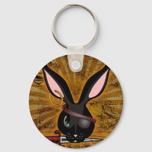Pirate Bunneh Keychain
