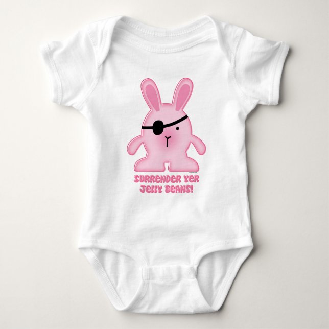 Pirate Bunny Infant Creeper (Front)