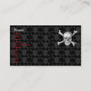 Pirate business card template