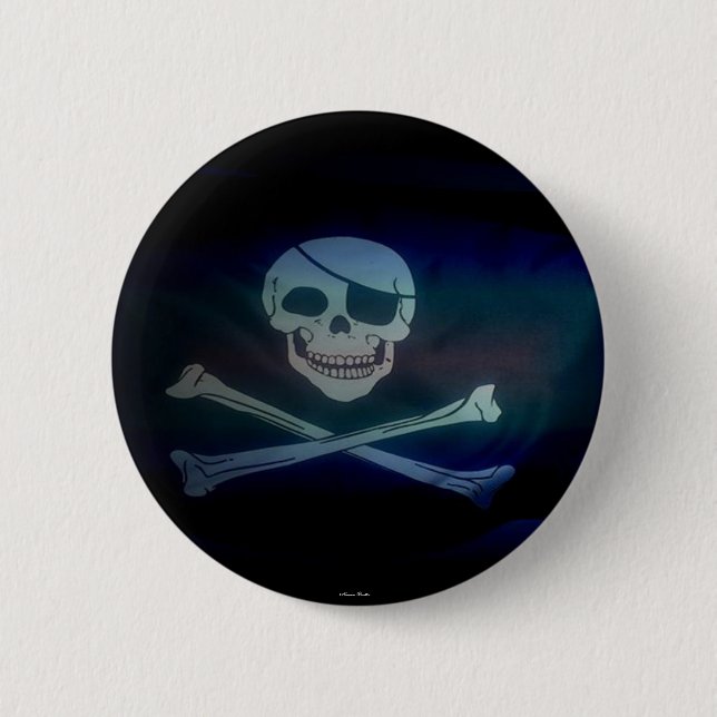 Pirate -Button- 2 Inch Round Button (Front)