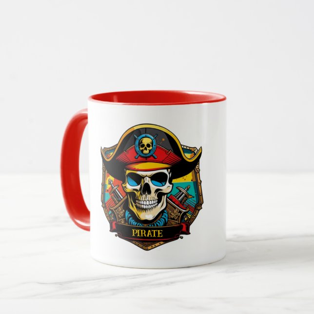 Pirate Capitaine Mug (Devant gauche)