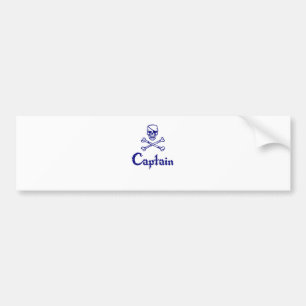 Pirate Captain Bumper Sticker
