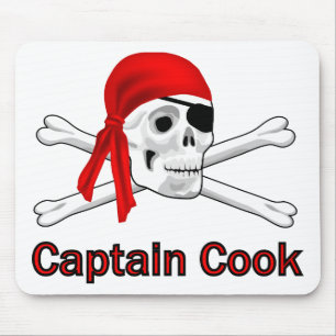 Pirate Captain Cook Mousepad