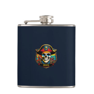 Pirate Captain Flask