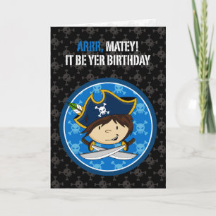 Pirate Captain Greeting Card